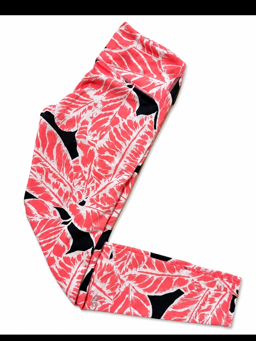 ALO Yoga AIRBRUSH Tropical Leaf Coral Palm Print Legging